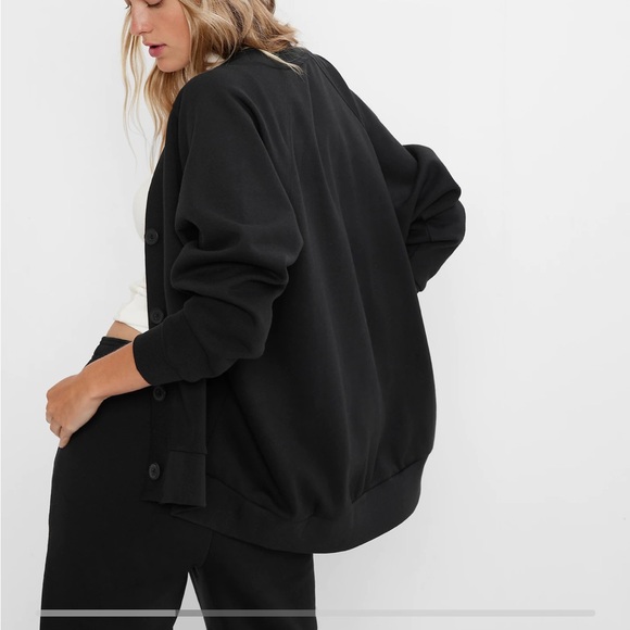 🖤GAP🖤 Vintage soft oversized cocoon sweater, size XL, black - Picture 3 of 13